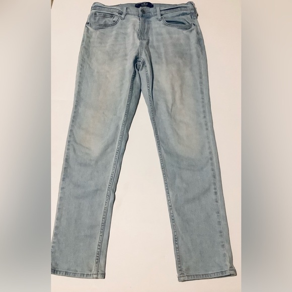 31 x 30 LIGHT WASH ATHLETIC SKINNY JEANS - Picture 6 of 11